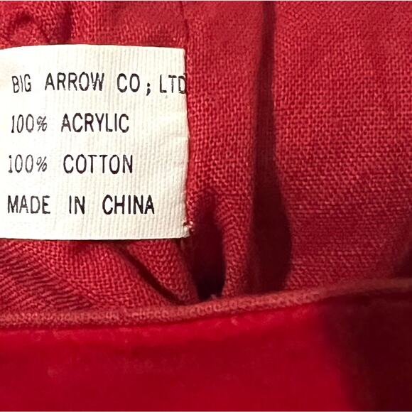 Big Arrow Co Needlepoint Christmas Stocking SNOWMAN 19" Santa Sleigh Reindeer - Picture 12 of 12